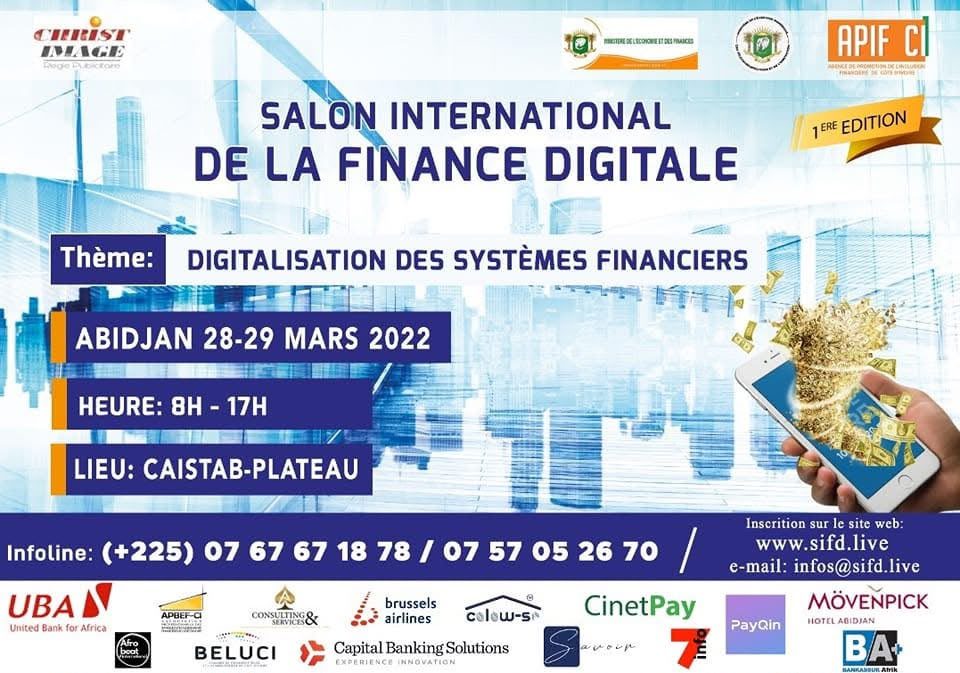 Salon International de la Finance Digitale — 1re édition, 28 et 29 mars 2022